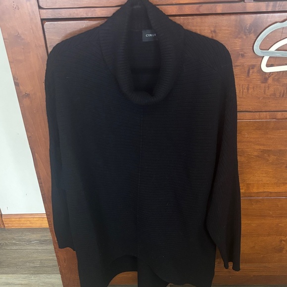 Cyrus Sweaters - Cyrus Black Turtleneck Sweater
